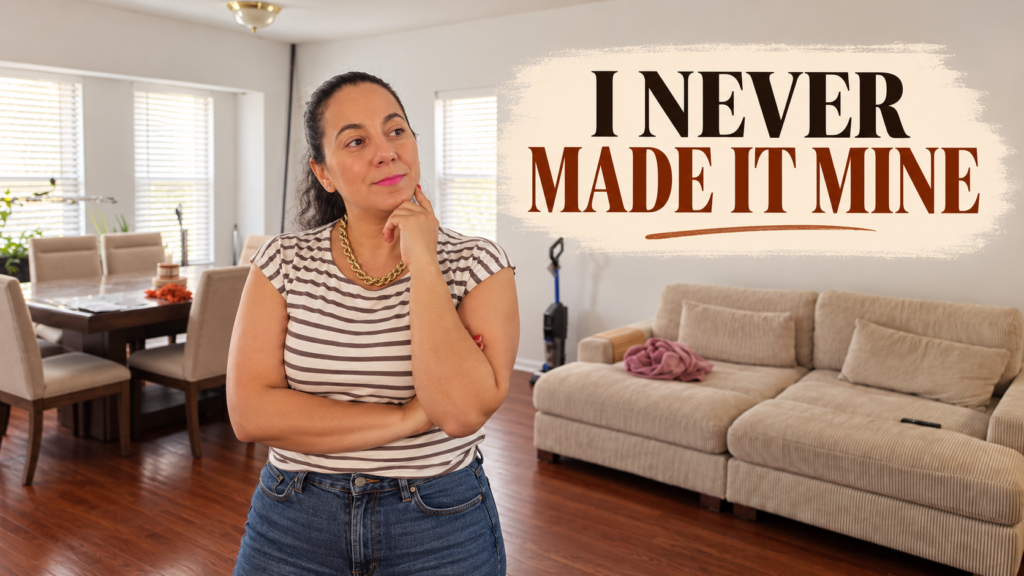 I never decorated my apartments because they never felt fully mine. Now I am redesigning my living room to reflect the woman I am becoming.